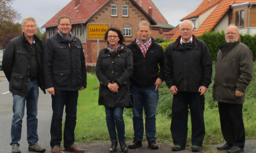 Von links: Rudolf Wollrab, Marcus Bosse, Heidi Günther, Holger Hildebrand, Alfred Stabenau und Edmund Schiewer. Foto: SPD
