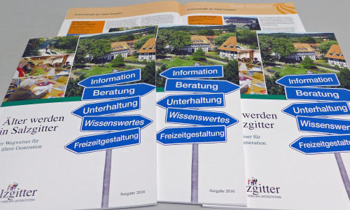 Die neue Ausgabe des Seniorenwegweisers ist erhältlich. Foto: Stadt Salzgitter