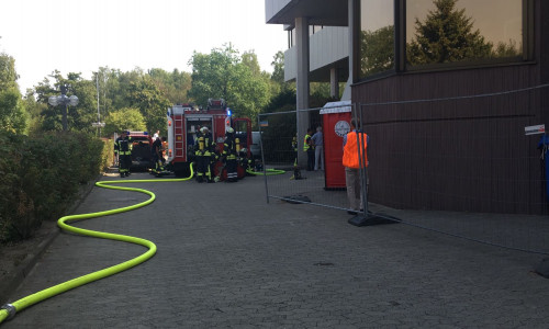 Bei der AOK in Gifhorn ist es zu einem Brand gekommen. Fotos: aktuell24(kr)
