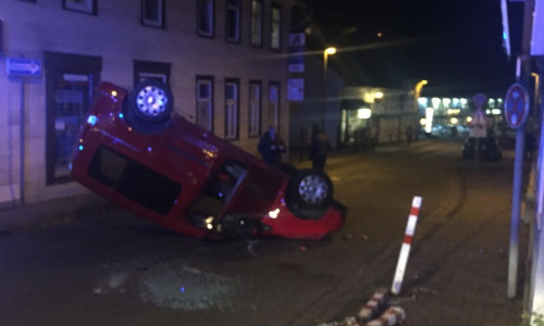 Am Sonntagabend kam es in der Bad Harzburger Innenstadt zu einem Unfall. Foto: Privat