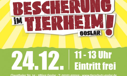 Plakat: Tierschutzverein Goslar und Umgebung e.V.