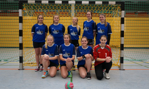 Die Handballerinen des GiS nahmen an Jugend trainiert für Olympia" teil und sicherten sich den zweiten Platz. Foto. 