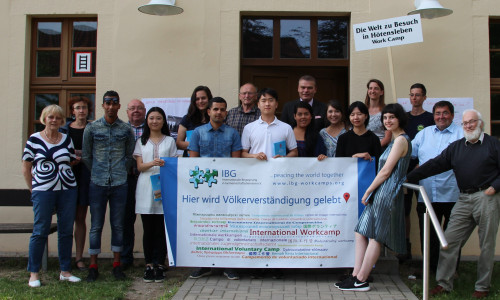 Die Teilnehmer des Workcamps 2016. Archivfoto: Grenzdenkmalverein Hötensleben