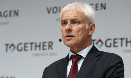 Vorstandsvorsitzender Matthias Müller steht bei Volkswagen vor dem Aus. Foto: VW