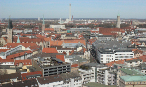 Braunschweig von oben. Symbolbild/Archiv.
