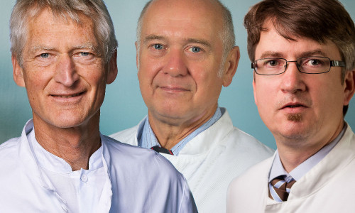 Dr. Peter Flesch, Prof. Dr. Klaus Orth und Dr. Stefan Lange werden die Harzkliniken verlassen. Foto: Asklepios Harzkliniken