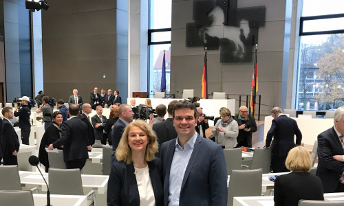 Die beiden SPD-Landtagsabgeordenten Petra Emmerich-Kopatsch und Dr. Alexander Saipa können sich über neue und verantwortungsvolle Aufgaben im Landtag freuen. Foto: SPD