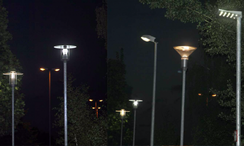 An der Hansestraße werden die autark betriebenenen Lichtpunkte installiert. Fotos: BS Energy  