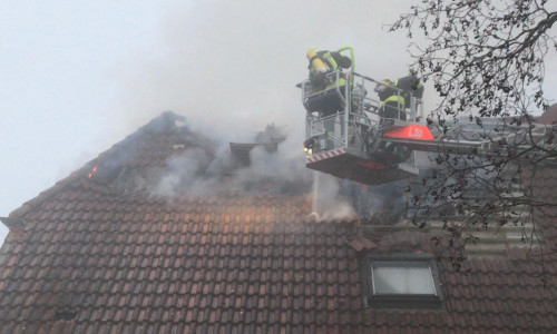 Ein technischer Defekt war wohl Ursache für das verheerende Feuer, das ein Wohnhaus in Müden zerstörte. Foto: aktuell24(BM)
