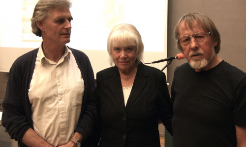 Ulrich Kutschera (li.), Birgit Sonnek und Gerwin Bärecke. Fotos: Gerd Sonnek