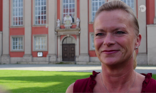 Einen Tag nach der Wahl erzählt Dunja Kreiser wie es weitergeht. Foto/Video: Werner Heise 