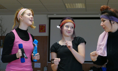 Schüler stellten Sexismus schauspielerisch dar. Foto: Landkreis Gifhorn