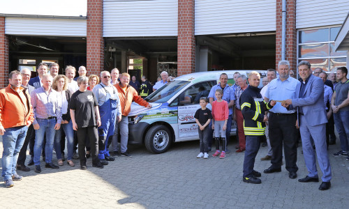 Heute wurde das neue Fahrzeug offiziell übergeben. Foto: Stadt Wolfenbüttel