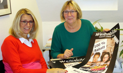Claudia Löw und Anna Moser-Barkhau planen die Angebote zum Frauentag 2019. Foto: Stadt Helmstedt