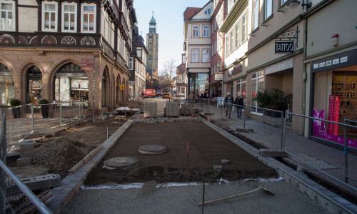 Mehr als fünf Millionen Euro flossen in den vergangenen Jahren in die Sanierung der Fußgängerzone. Foto: Alec Pein