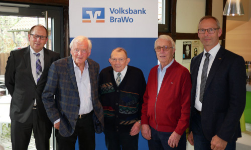 v.l.: Reiner Jahnke, Rolf Hamster, Walter Rath, Arthur Burghardt, Uwe Horn. Fotos: Alexander Panknin