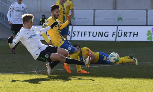 Eintracht Braunschweig trennte sich von Greuther Fürth mit einer 1:2-Niederlage. Foto: imago/Zink
