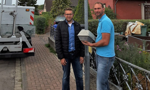 Torben Aster und Marco Schulz. Foto: Gemeinde Lehre