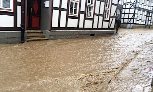 2017 wurde Goslar selbst von einem Hochwasser heimgesucht - wenn auch nicht im gleichen Ausmaß. (Archivbild) 