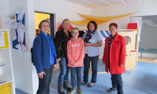 Die SPD-Landtagskandidatin Dunja Kreiser besuchte mit  Mitgliedern der Arbeitsgemeinschaft sozialdemokratischer Frauen. Foto: Privat