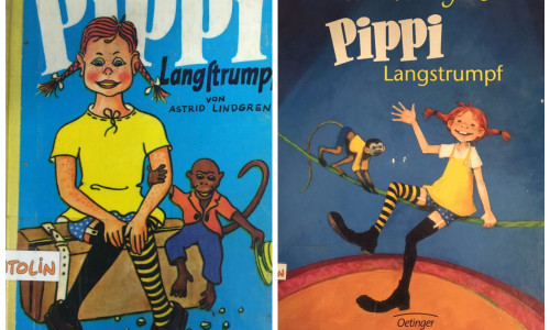 Astrid Lindgrens Meisterwerk „Pippi Langstrumpf" - Früher (links) und heute. Foto: Marian Hackert
