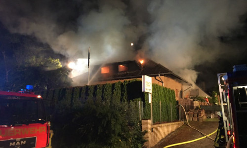 In der Nacht starb eine Frau bei einem Brand im Landkreis Helmstedt. Fotos/Video: aktuell24/BM