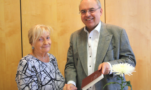 Ilse Nickel, Vorsitzende der Senioren Union Braunschweig, und Dr. Burkhard Budde. Foto: Siegfried Nickel