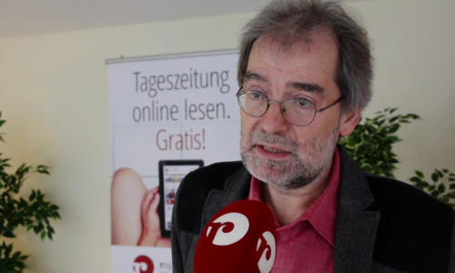 Der Fraktionsvorsitzende der Bürgerliste Henning Wehrmann echauffiert sich über die "Zusammenarbeit" von Rot/Grün mit der Gruppe FDP/AfG. Foto: Werner Heise (Archiv)