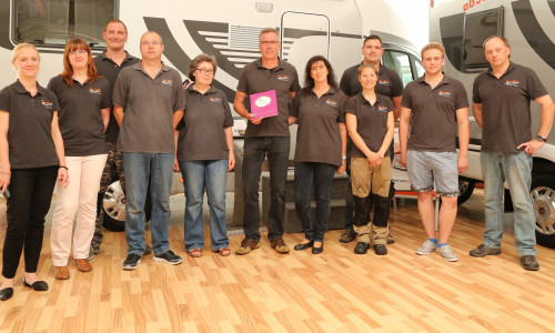 Das Unternehmen Brinkmann Caravan ist der fünfhundertste Unterstützer der "1000 x 1000 – Die BraWo Allianz gegen Kinderarmut". Foto: BraWo 