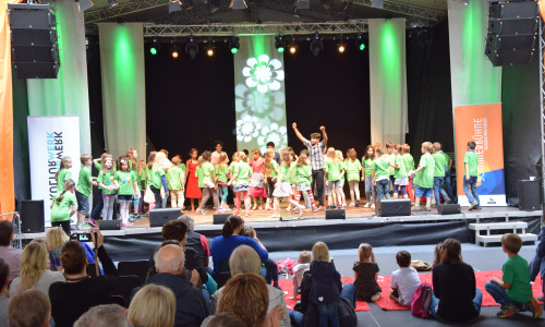 Das Projekt Kita singt ist auf der Sommerbühne sehr beliebt. Foto: Stadt Wolfsburg