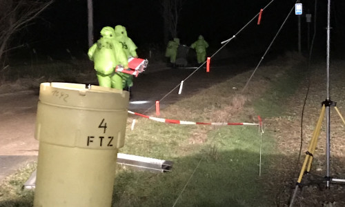 Die Einsatzkräfte wurden am gestrigen Donnerstagabend nach Heiningen alarmiert. Foto: Presseteam FF SG Oderwald – Felix Kunze