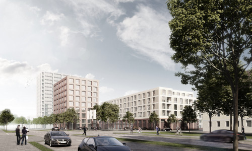 Das neue Stadtquartier, Visualisierung: BraWo Projekt GmbH