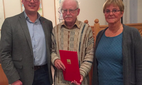 Jochen Pöhlandt wurde für 50 Jahre SPD-Mitgliedschaft geehrt. Foto: Privat