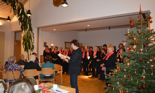 Der Frauenchor Sickte wird mit Chorgesang zur Weihnacht erfreuen. Foto: Privat
