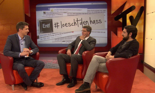 Goslars Oberbürgermeister Dr. Oliver Junk sprach am Mittwoch in der RTL-Sendung Stern TV über die Flüchtlings-Situation in Deutschland und Goslar. Foto: „I&U TV“, Text: stern TV