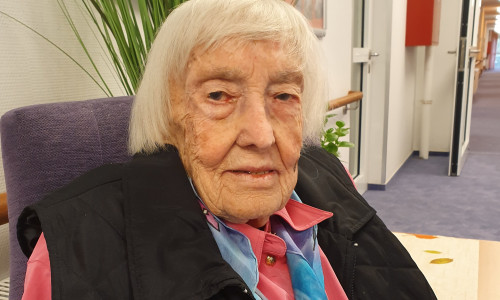 Gertrud Kamleiter feierte vor einer Woche ihren hundertsten Geburtstag.