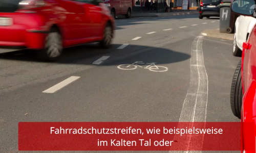 Die Verwaltung soll prüfen, ob einige der Fahrradschutzstreifen - wie in der Dr.-Heinrich-Jasper-Straße - entfernt werden können. Doch die Polizei hält die Schutzstreifen für sinnvoll.
