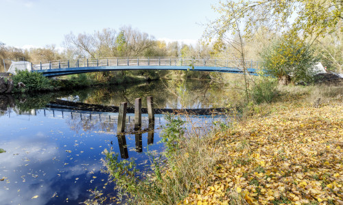Neue Okerbrücke am Biberweg