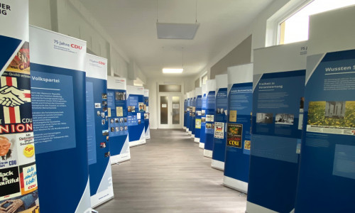 Die Ausstellung der Konrad-Adenauer-Stiftung.