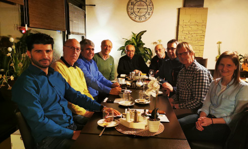 (von links nach rechts): Abdulbaki Ay, Peter Zielinski, Muzaffer Perik, Rainer Dworog, Hartmut Elbnick, Michael Jakubke, Tim Lolies, Harald Gehrke und Sylvia Pogrzeba.