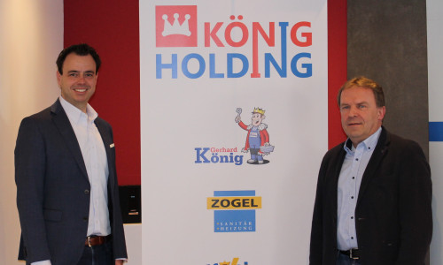 Von links: Sören König, Geschäftsführer von Gerhard König und Andreas Tscherner, Geschäftsführer von Zogel.