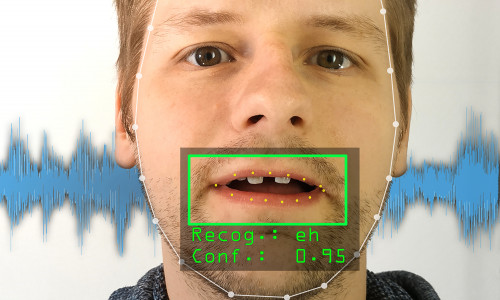 Die audiovisuelle Spracherkennung nutzt auch Kameradaten des Sprechers und extrahiert – wie beim Lippenlesen – Informationen über die Sprachäußerung aus der Mundregion. Dies unterstützt die mikrofonbasierte Spracherkennung insbesondere in lauten, störgeräuschbehafteten Umgebungen. 