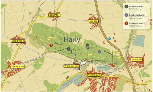 Der Harly bietet verschiedene Wandermöglichkeiten.