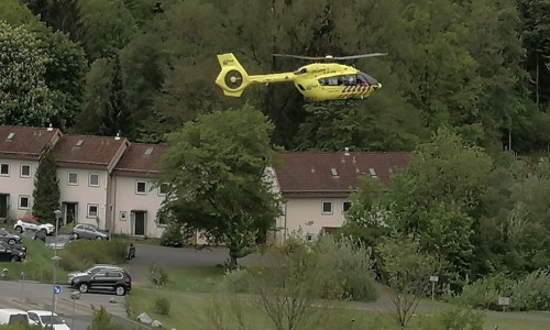 Die Patientin wurde mit dem Hubschrauber zurück nach Zwolle geflogen.