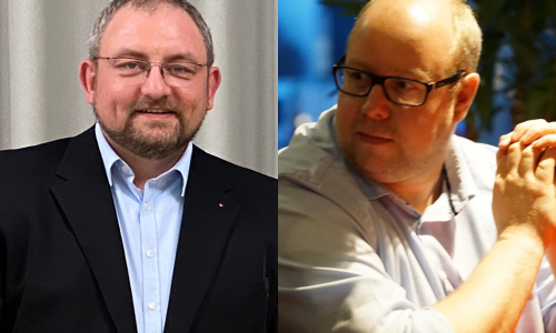 Jan Fricke (links) und Jörn Domeier unterstützen die Initiative "Hey, Alter!".