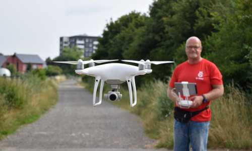 Die Stadtverwaltung setzt erfolgreich Multicopter ein, um Fachdienste in ihrer Arbeit zu unterstützen.