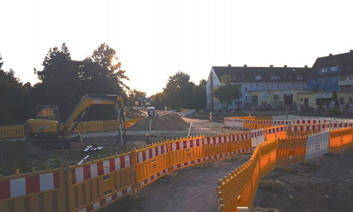 Die Arbeiten an der Kreuzung Doktorkamp/Leipziger Straße verzögern sich.