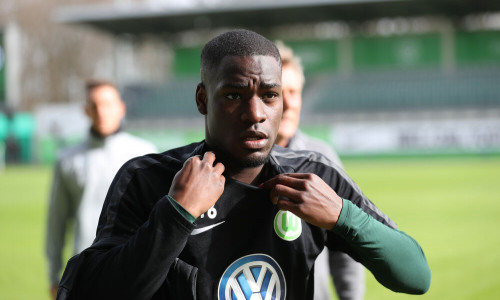 Iba May spielt ab sofort für die Löwen. Hier ist er noch im Wolfsburger Trikot.