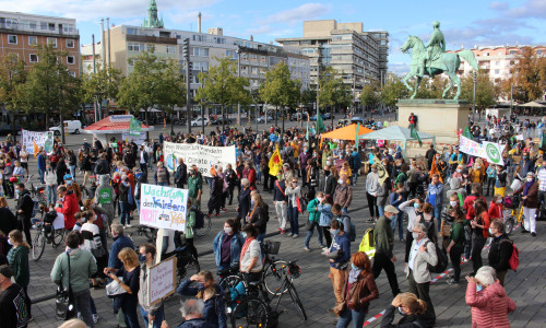 In Braunschweig fand heute der 5. globale Klimastreik statt. 