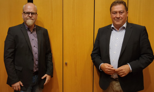 Gemeindeverbandsvorsitzender der CDU Cremlingen Tobias Breske (li.) und CDU/FDP Gruppenvorsitzender Uwe Lagosky im Rat der Gemeinde Cremlingen.